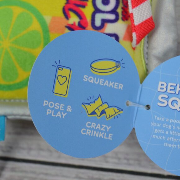 Bark Boozehound Juice Pooch Margrrrita Drink Pouch Small 0-20 lbs Dog Toy NWT - Picture 5 of 10